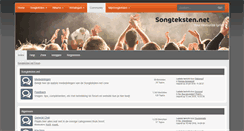 Desktop Screenshot of forum.songteksten.net